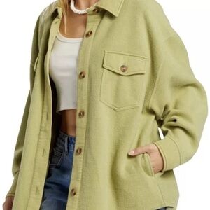 Women’s CL BILLABONG Oversized Shacket -avocado green